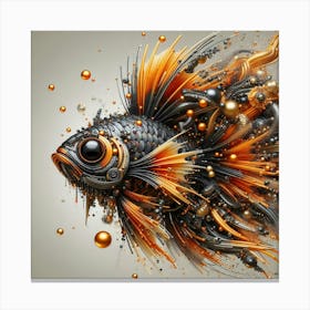 Cyborg Fish 1 Canvas Print