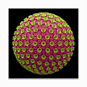Spicky Virus Particle Type 3 Canvas Print