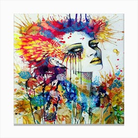 Girl portrait Canvas Print