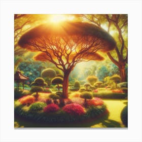 Zen Garden 1 Canvas Print