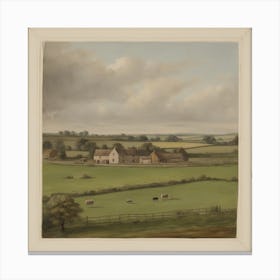 Farm In The Countryside 6 Canvas Print