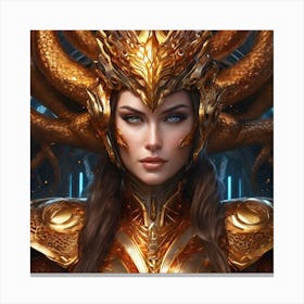 Goddess Of The Seahj Canvas Print