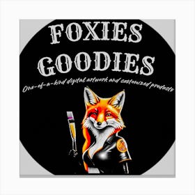 Foxies Goodies Canvas Print