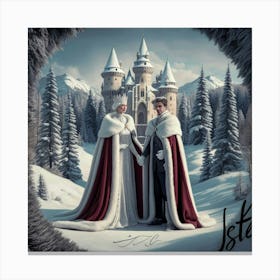 Snow Castle Canvas Print