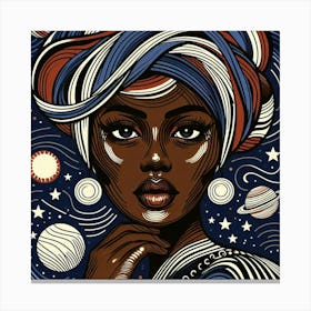 Novaia Celestial Portrait Canvas Print