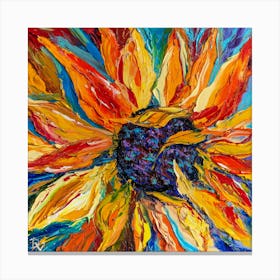 Fire flower Canvas Print