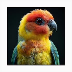 Colorful Parrot 6 Canvas Print