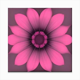 Pink Daisy Canvas Print