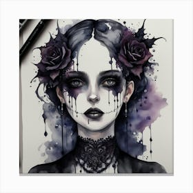 Day Of The Dead Girl 1 Canvas Print