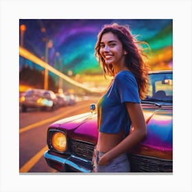 Pretty smiling 😁 Canvas Print