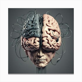 Wired Brain 2 Canvas Print