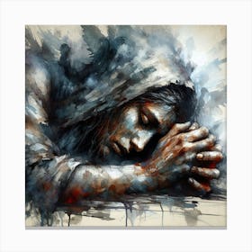 Sorrow And Despair Canvas Print