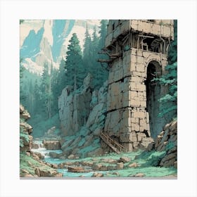 Castle Tower Canvas Print