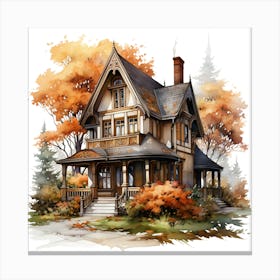 Victorian House Canvas Print