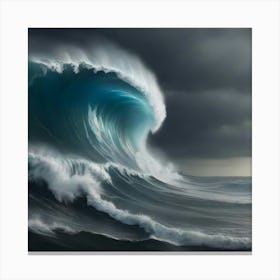 Stormy Sea Canvas Print