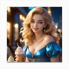 Cinderella 166 Canvas Print