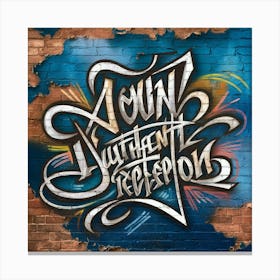 Graffiti Art Canvas Print