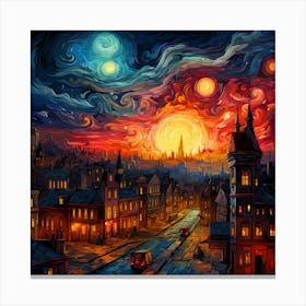 Starry Night 1 Canvas Print