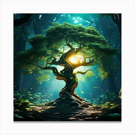 Tree In The Forest 1 Canvas Print