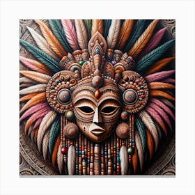 Mask Of The Gods Canvas Print