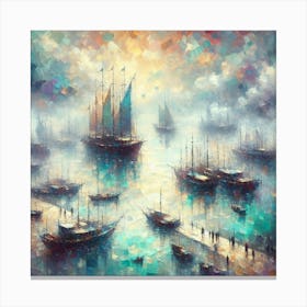 Sailors In Fog Canvas Print