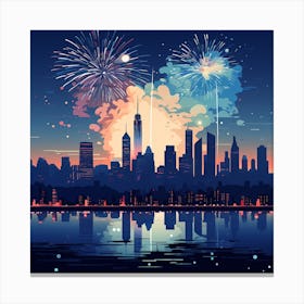 New York City Skyline 3 Canvas Print