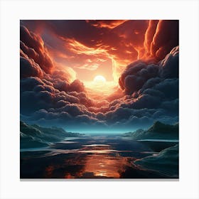 Soft Clouds Canvas Print