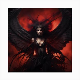 Angel Of Fire Canvas Print