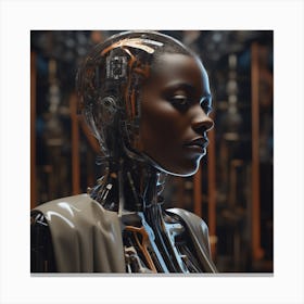 Cybernetic Woman 3 Canvas Print