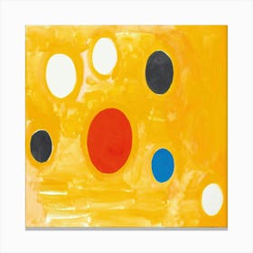 Orbs On Orange (1963) Canvas Print