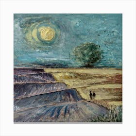 Wall Artwork with Lavender  Fields Canvas Print