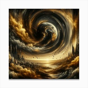 Spiral City Canvas Print