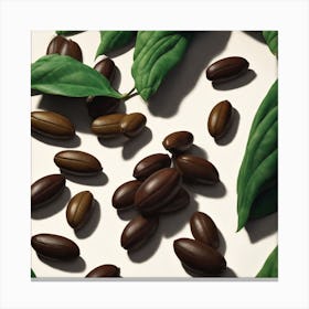 Coffee Beans 301 Canvas Print