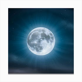 Full Moon 10 Canvas Print