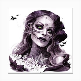 Day Of The Dead 14 Canvas Print