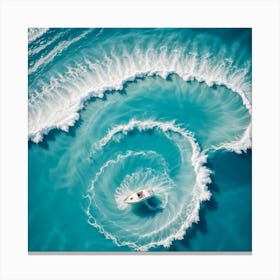 Spiral Wave Canvas Print