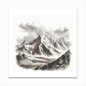 Mountain Landscape 6 Canvas Print