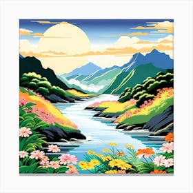 Asian Landscape Painting 5 Canvas Print