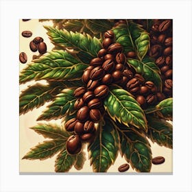 Coffee Beans 35 Canvas Print