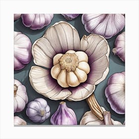 Garlic Cloves 4 Canvas Print