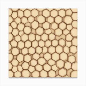 Beehive Pattern Canvas Print