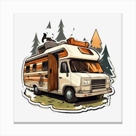 Rv Camper 2 Canvas Print