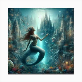 Mermaid Canvas Print