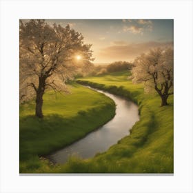 Swedish Landscape Canvas Print