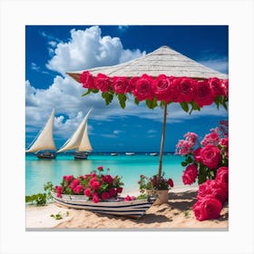 Beautiful Beach Canvas Print