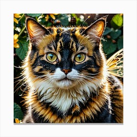 Cat With Wings Canvas Print