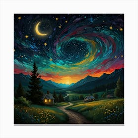 Night Sky Canvas Print