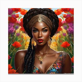 African Beauty 2 Canvas Print