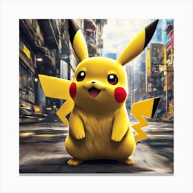 Pokemon Pikachu 1 Canvas Print