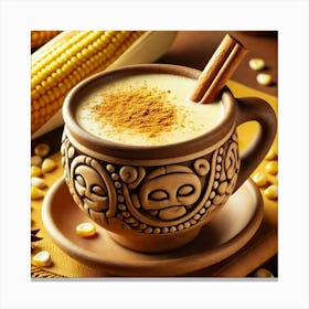 Sovereign Flame Atole Corn Based Drink Canvas Print